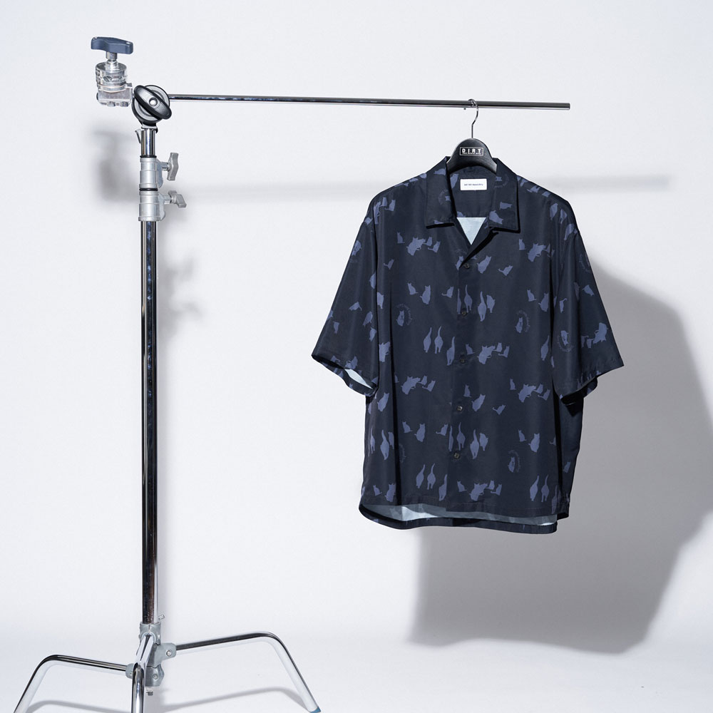 2022SS collection Cat Pattern Shirt