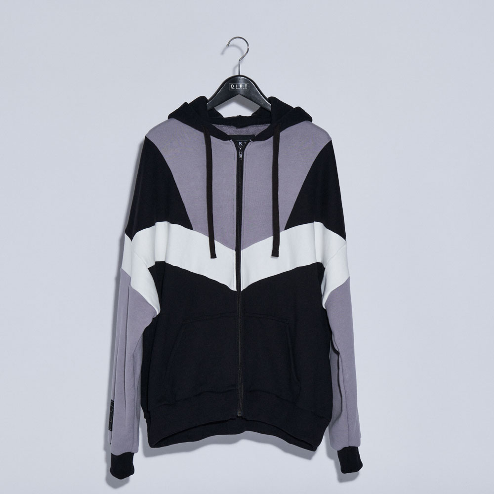2022AW collection Switch Zip Hoodie BLACK