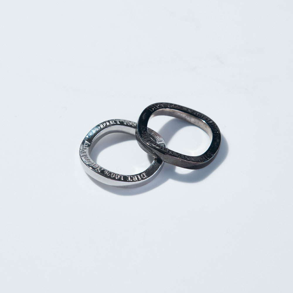 2022AW collection Ring SI×BK (set of 2)
